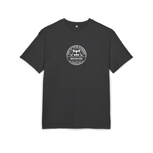 Camiseta Oversize Unisex Logo Blanco Delantero