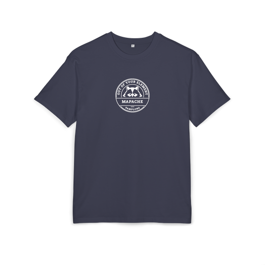 Camiseta Oversize Unisex Logo Blanco Delantero